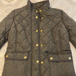 Black J. Crew Lightweight Barn Jacket